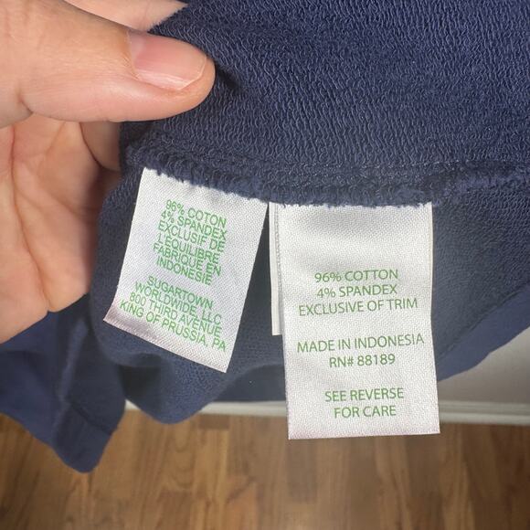 Lilly Pulitzer Dress Women M Blue White Gold Embroidering Shift Modest Preppy - Picture 7 of 8